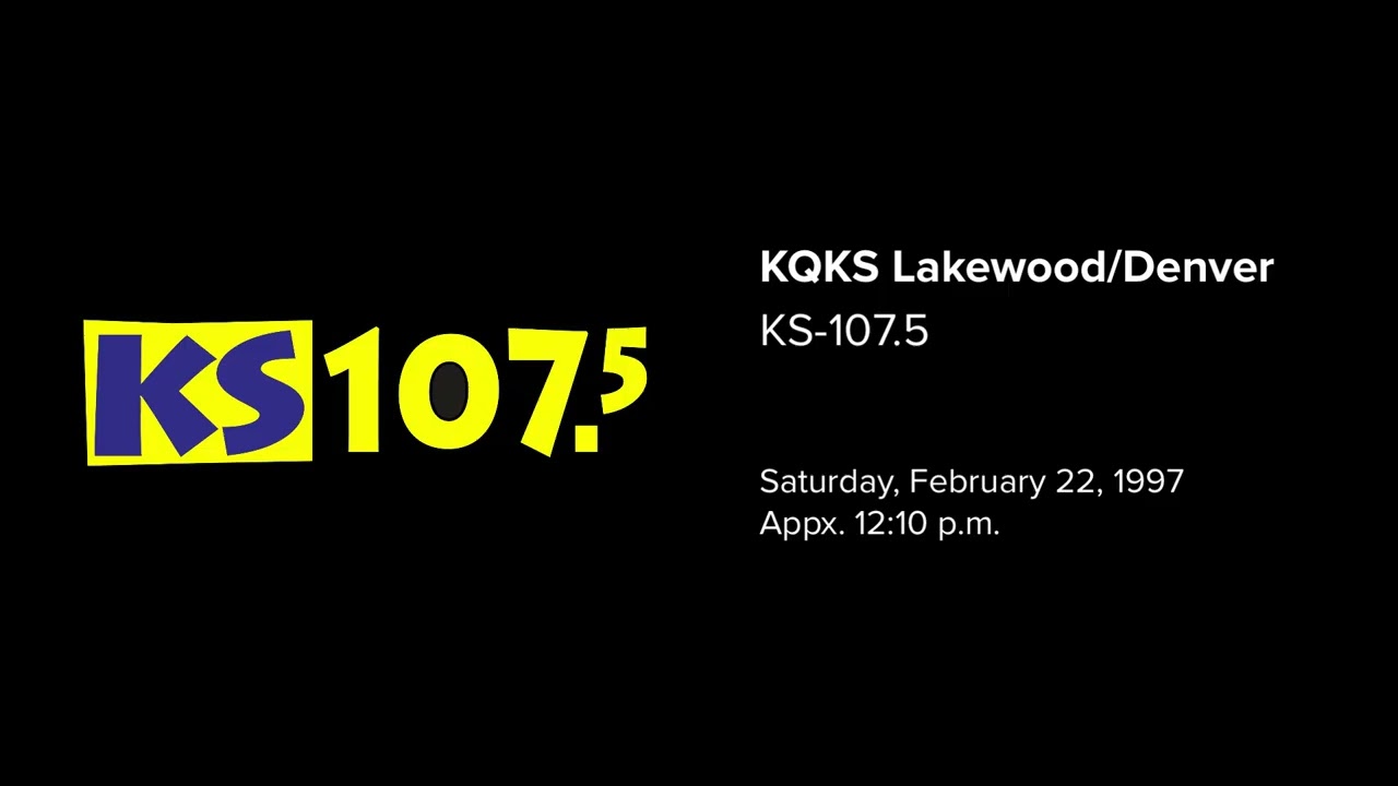 KQKS/Denver (KS-107.5) - February 1997 (~ 12:10 p.m.)