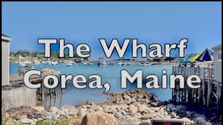 Explore Corea, Maine fishing Village. Lunch on the pier overlooks the bay. Lobsters everywhere.