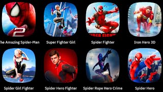 The Amazing Spider-Man 2, Spider Fighter Girl, Spider Fighter, Iron Hero, Spider Girl Fighter,