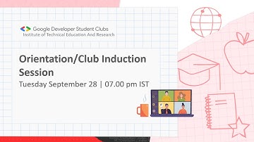 Orientation Session 2021 | GDSC-ITER