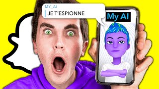 Je Pose Des Questions À NE JAMAIS POSER À "My AI" Snapchat
