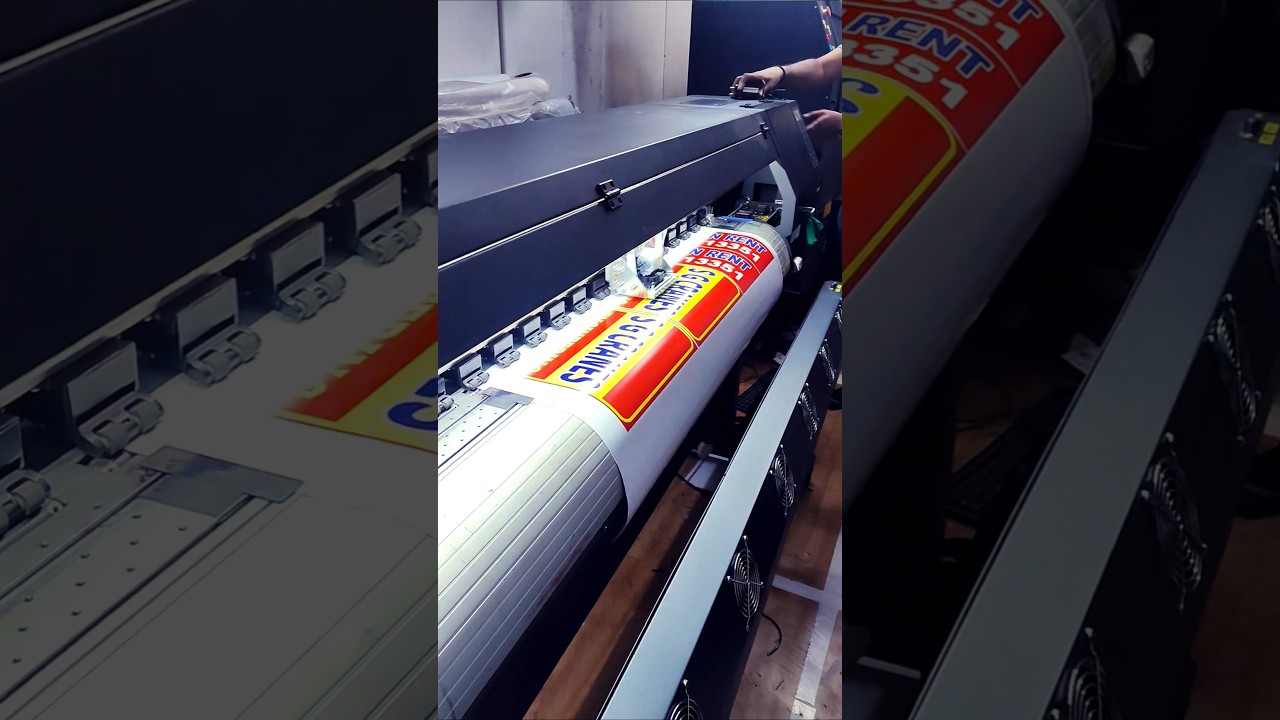 EPSON# XP-600 TO i3200# Conversion# Eco Solvent# Machine#4Pass# Quality# Printing# Vinyle. #ytshorts