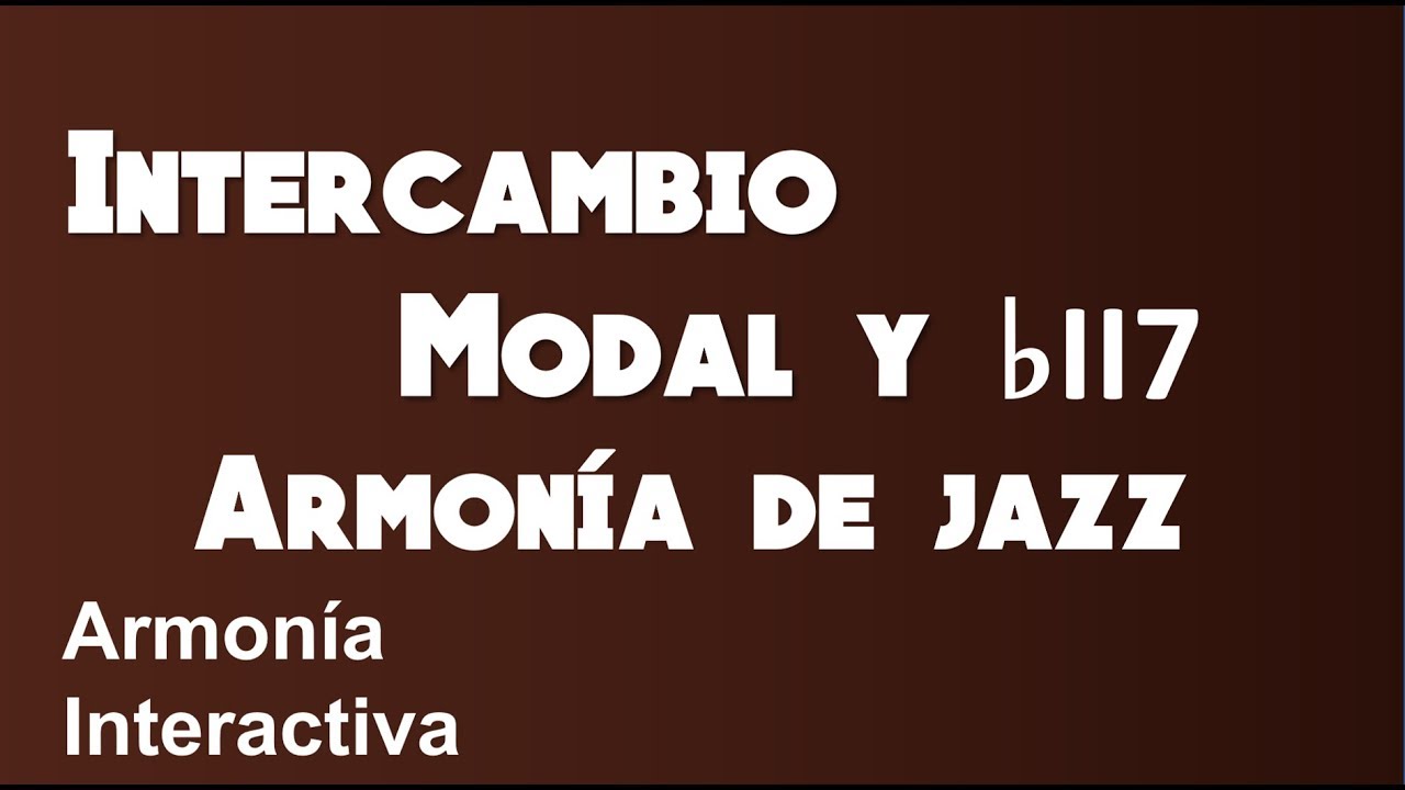 intercambio modal en el jazz y bII7
