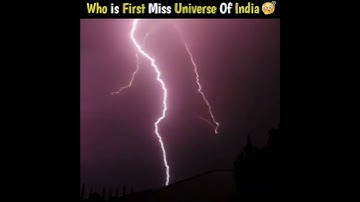 The First Miss Universe 👑 Of India 🇮🇳 | interesting facts | #Shorts