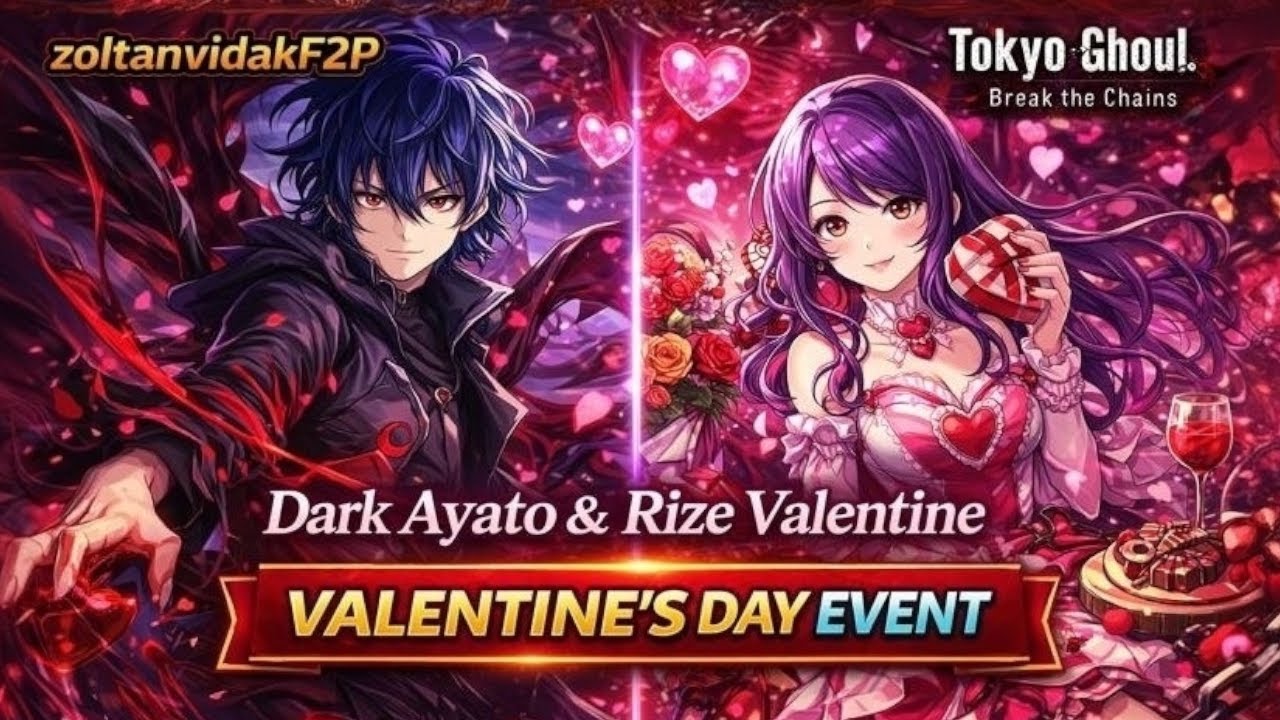 Valentin Rize Dark Ayato & Rize Valentine VALENTINE'S DAY EVENT - Tokyo Ghoul Break ...