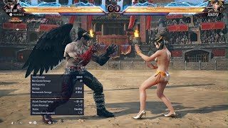 Devil Jin WS+2 Simple Staple Combo 67 Damage Tekken 8 Season 2 PS5