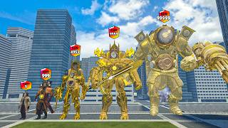 EVOLUTION OF NEW CLOCK MAN TITAN VS SKIBIDI TOILET UPGRADE BOSSES IN GARRY'S MOD!