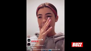 Charli D’Amelio brought to tears on Instagram Live addressing the haters  after her resent post.