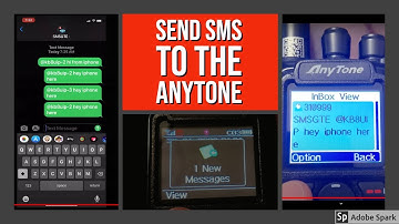 【Anytone】Send Texts to the Anytone with SMSGTE