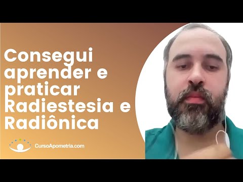 Depoimento: Consegui aprender e praticar Radiestesia e Radiônica
