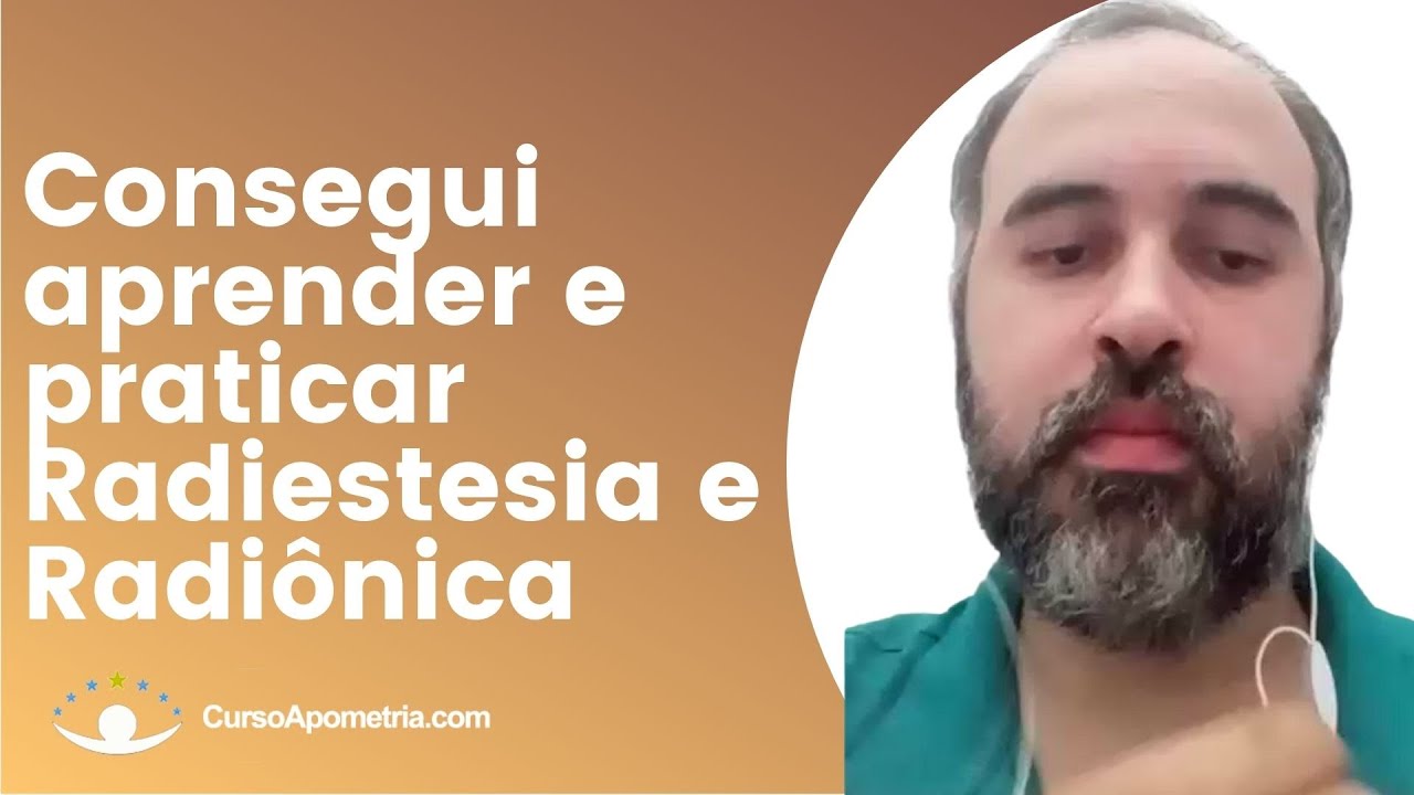 Thumbnail do depoimento: Consegui aprender e praticar Radiestesia e Radiônica