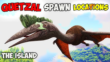 ARK The ISLAND | BEST Quetzal Spawn LOCATIONS