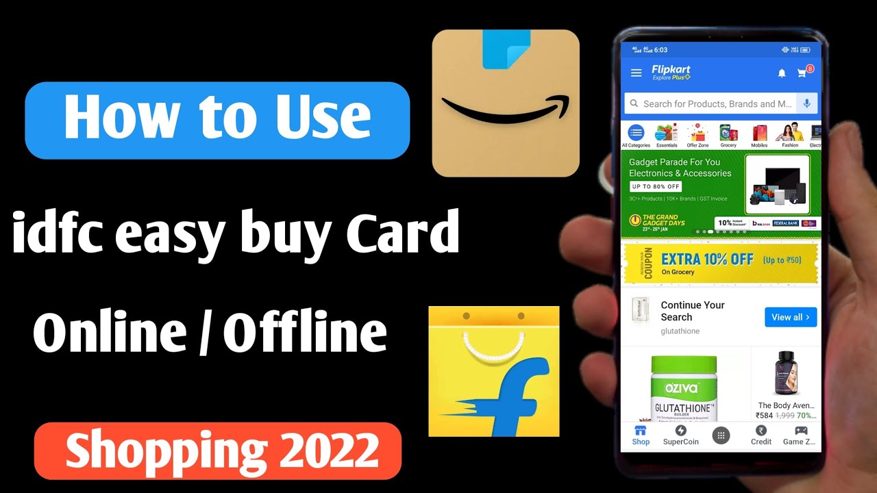 idfc first easy buy card kaise use kare how to use idfc easy buy card
