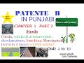 Patente b punjabi chapter 1part 2 strada  corsia corsia di accelarazione decelarezione banchina