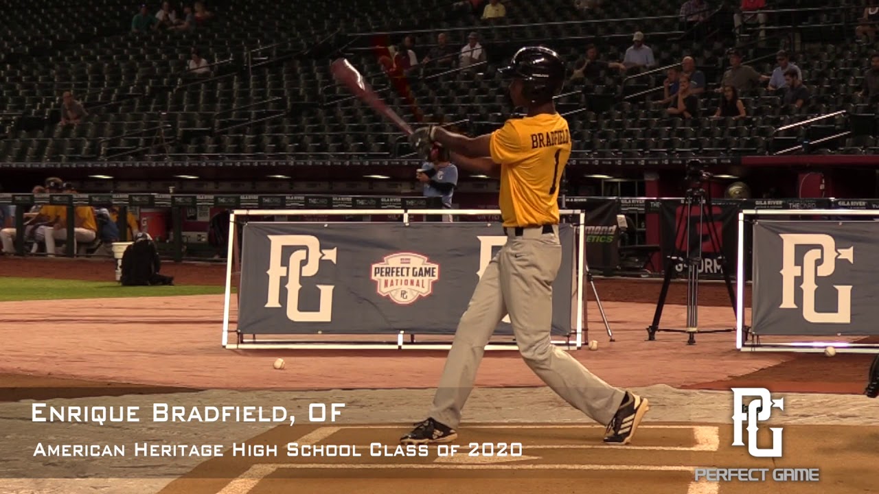 Enrique Bradfield Jr  Prospect Video, OF, American Heritage High School Class of 2020