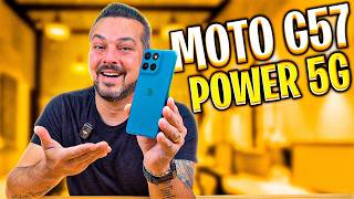 7000mAh DE BATERIA + RESISTÊNCIA MILITAR… Esse Moto G57 Power 5G É UM TANQUE DE GUERRA! 😱🔥💪