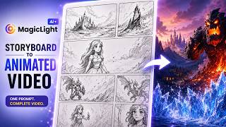 I Turned Storyboards Into Animated Videos With MagicLight AI screenshot 5