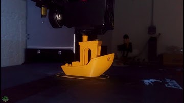 Timelapse 3D Benchy orange 3d print