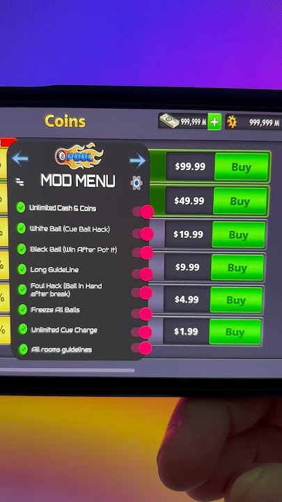 8 BALL POOL MOD MENU (Android & iOS) #8ballpool