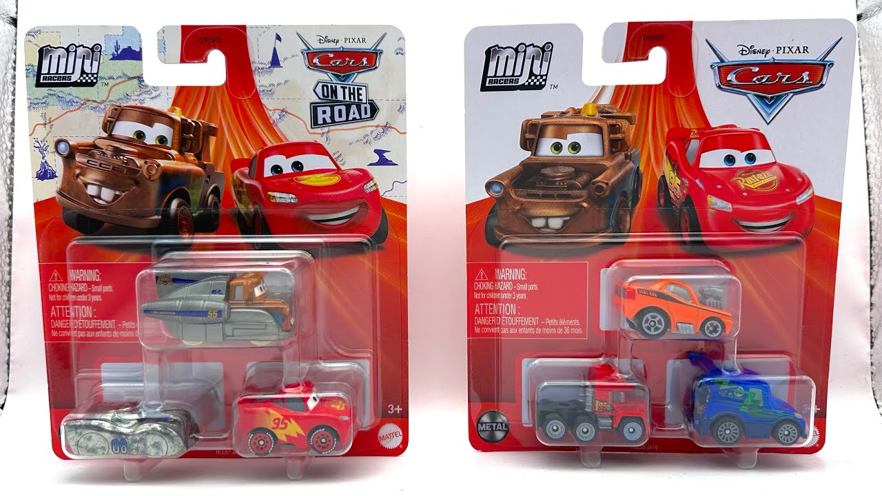 Disney Pixar Cars Mini Racers Advent Calendar 2023 25 Play Pieces McQueen  Mater