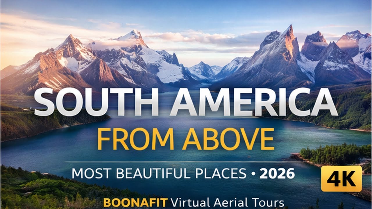 Most Beautiful Places in South America (2026) — From Above in 4K | Relaxing Aerial Film | BOONAFIT