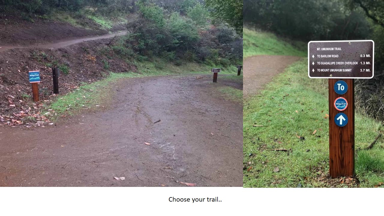 Mount Umunhum Hike From The Summit 2019November Perfect weather