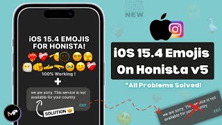 iOS 15.4 Emojis On Honista + iOS Fonts🔥| Honista V5 Update | iOS Instagram On Android 2023