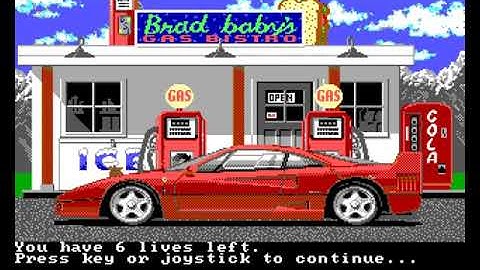 Test Drive II The Duel MS-DOS PC Game (1989)