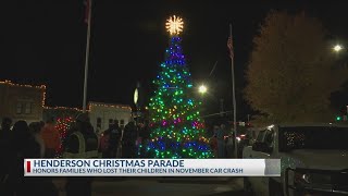 City of Henderson's Christmas parade honors death of students