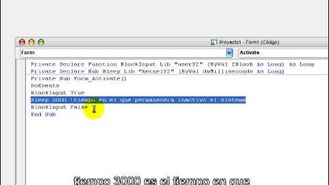 Bloquear equipo con visual basic