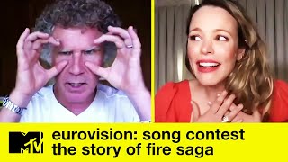 Rachel McAdams & Will Ferrell's Funniest Set Memories From EUROVISION: SONG CONTEST | MTV Movies