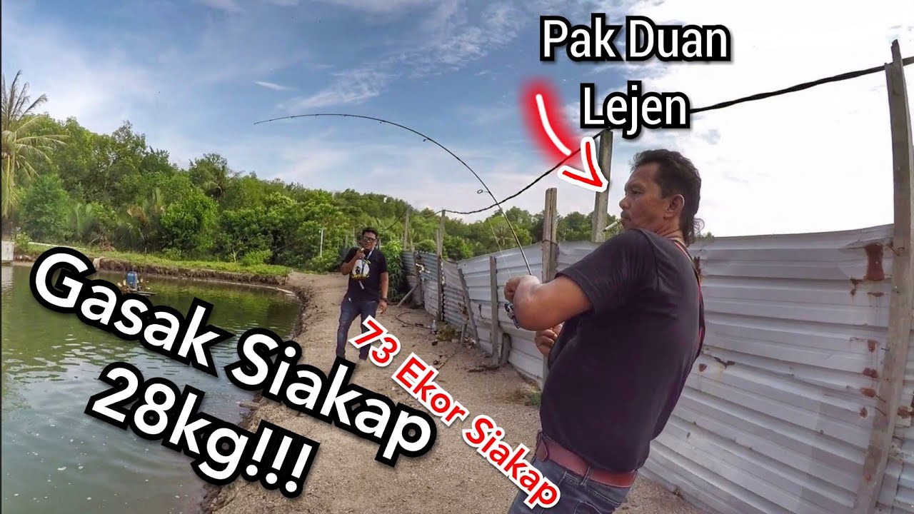 Gasak Siakap 28kg!!! ( Mancing Bersama zukieee Part 2 )