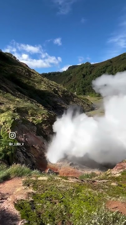 ИЗВЕРЖЕНИЕ ГЕЙЗЕРА БОЛЬШОГО🌋💦 #камчатка #ValleyofGeysers # ...