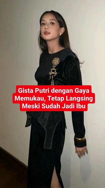 Gista Putri: Pesona Seorang Ibu yang Tetap Langsing #shorts #shortvideo