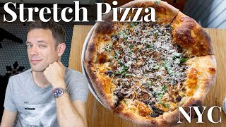 Eating at Stretch Pizza NYC. Innovative Pizza from Michelin Starred Chef Wylie Dufresne