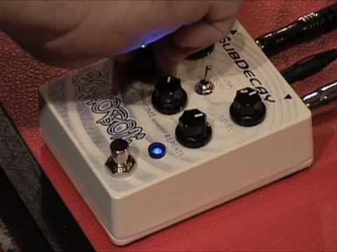Subdecay Echo Box Analog Delay guitar effects pedal demo