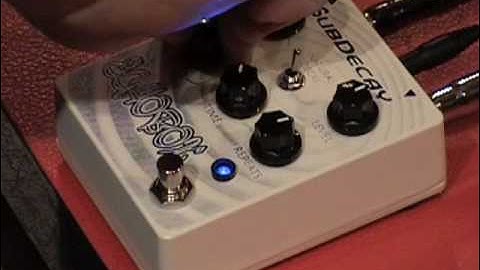 Subdecay Echo Box Analog Delay guitar effects pedal demo