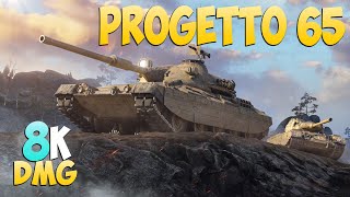 Progetto 65 - 4 Kills 8K DMG - 1 versus 3! - World Of Tanks