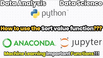 How to use the Sort value function ???| Data analysis | jupyter notebook | python | One Magic Minute