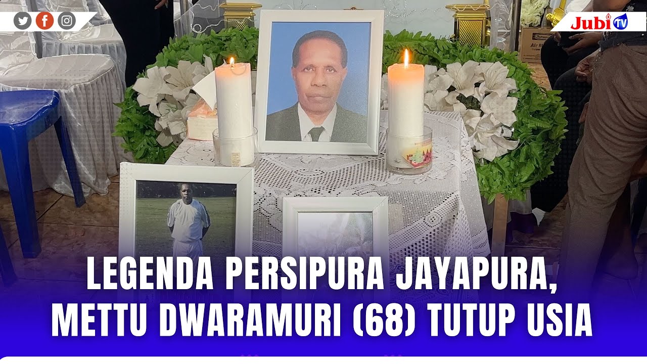 LEGENDA PERSIPURA JAYAPURA, METTU DWARAMURI 68 TUTUP USIA