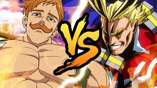 ESCANOR VS ALL MIGHT RAP BATTLE | RUSTAGE ft Daddyphatsnaps