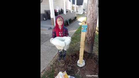 Sika Post Foam for mailbox