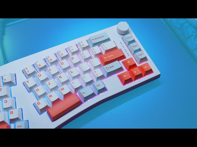 Feker Alice 80 Ergonomic Keyboard ノブ付き Feker Alice 80