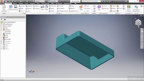 Autodesk Inventor 2016 Tutorial | Feature Based Modeling