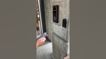 Using the Latch System to Enter the Building