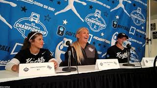 UCF Knights Softball NCAA Super Regional Game 1 Postgame Press Conference vs. UCLA