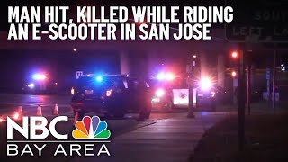 Electric scooter rider hit and killed in San Jose