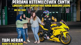 NIAT PURA2 AJAKIN CEWEK CANTIK KOPDAR NAIK HONDA KHARISMA LAGEND MALAH RESPONNYA BUAT GELENG2!! Wow