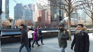 NYC Walk ⁴ᴷ⁶⁰ : World Trade Center 9/11 Memorial complete tour - Downtown Manhattan New York
