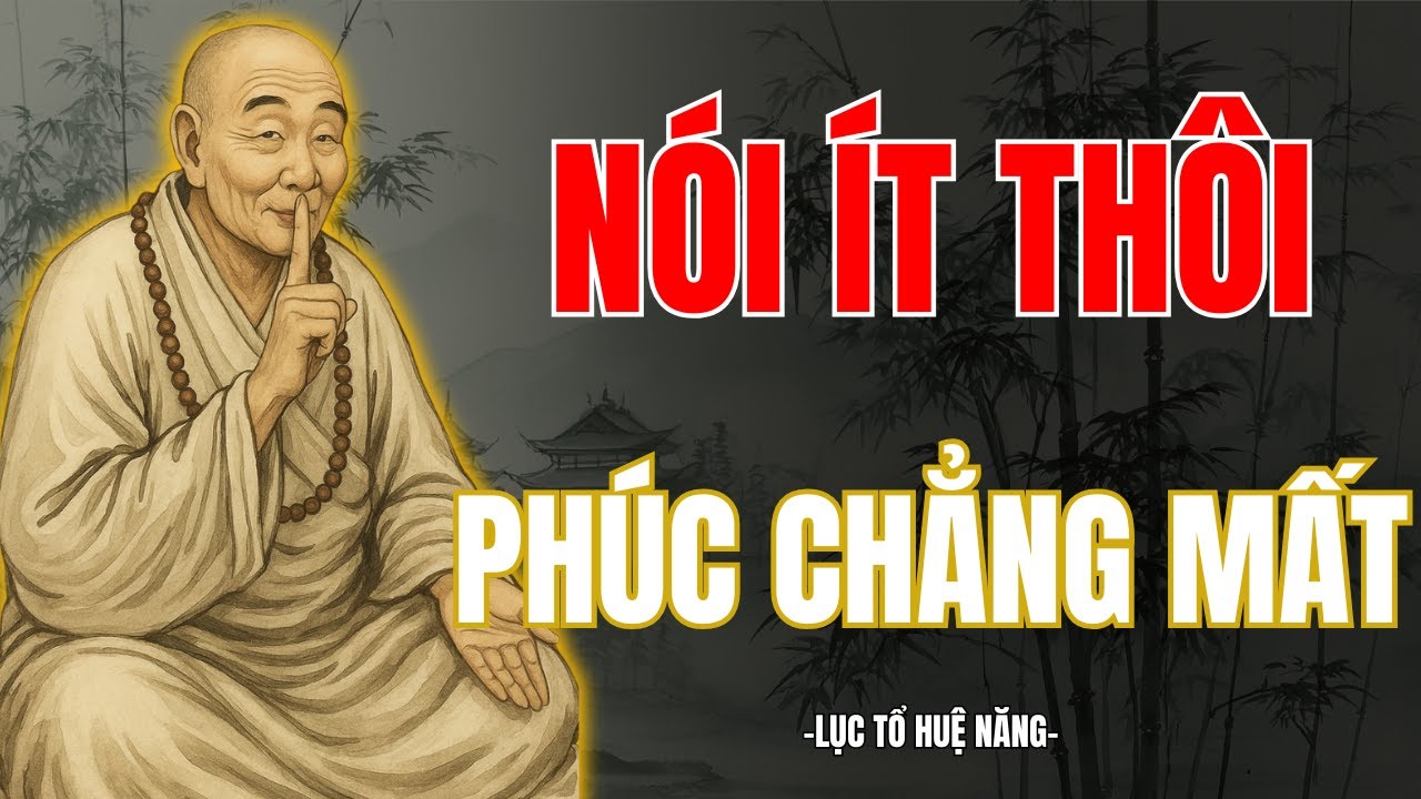Lục Tổ Huệ Năng : Bớt nói chuyện vô ích – phúc ở lại, nghiệp không theo | Đạo Trong Đời